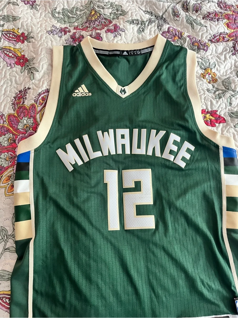 Adidas Milwaukee Bucks Jabari Parker Jersey Size Small +2 Length Y2K
